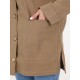 Куртка-рубашка женская большого размера Джуна песок 