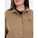 Куртка-рубашка женская большого размера Джуна песок 