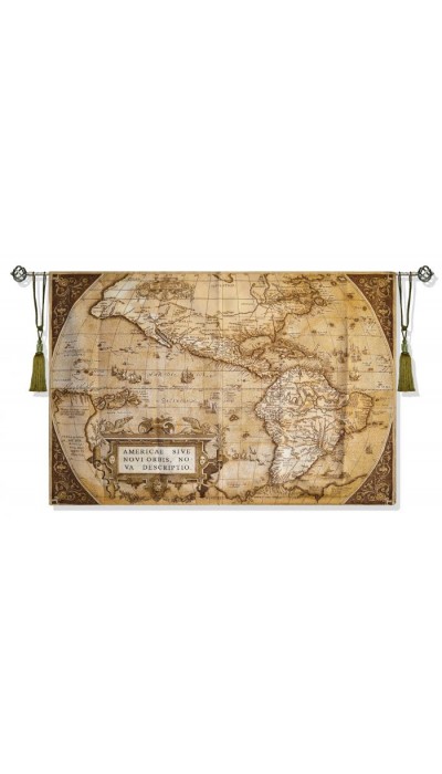 Панно Карта сепия (гобелен).Размер: 131х182см