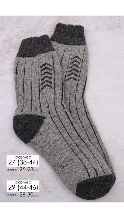 Носки шерстяные GL627 серый